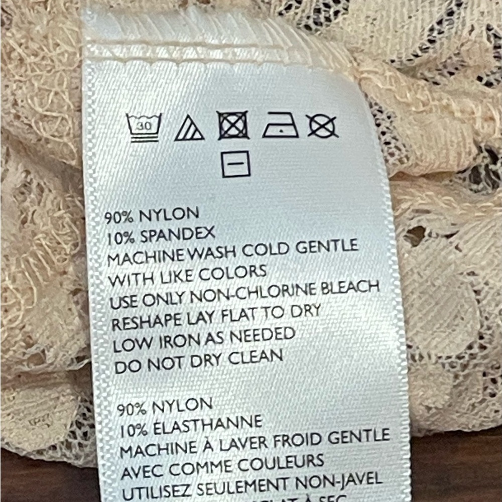 nwt anthro Lace camisole in nude small - Picture 5 of 10
